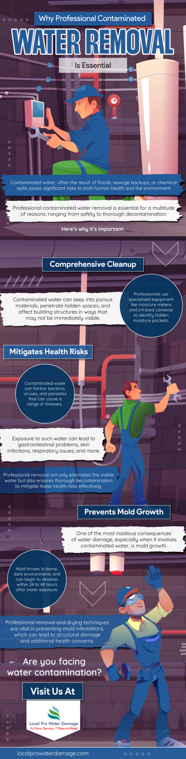 Why Professional Contaminated Water Removal Is Essential - Infograph